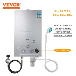 VEVOR LPG grijač vode bez spremnika za vanjske prostore i domove