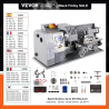 VEVOR 750W metalni strug: Precizno tokarenje, bušenje i narezivanje navoja