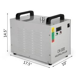 Laserové gravírovanie chladiča vody CW3000 | 9L priemyselné chladenie