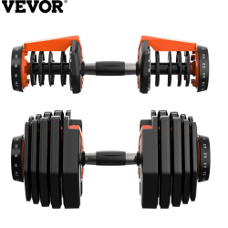 Prilagodljive bučice (2,5-24 kg) | VEVOR fitnes set