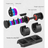 Nastaviteľné činky (3KG-32KG) - VEVOR Smart Weight pre domáce cvičenie