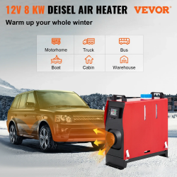 VEVOR 8KW dizelski parkirni grijač: zagrijte svoj kamper i više