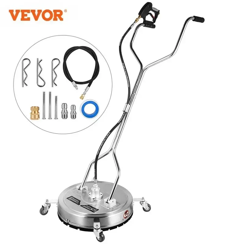 Aparat de curățare a suprafețelor pentru mașină de spălat cu presiune VEVOR 18" - curățare rotativă de 4000PSI