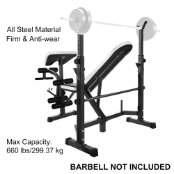Bancă de greutăți multi-stații VEVOR pentru sălile de sport de acasă