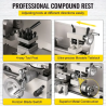 Mini strung pentru metal VEVOR: filetare precisă pentru proiecte mici
