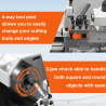 Mini strung pentru metal - Puternic 1500W pentru piese de precizie