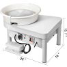 VEVOR roată electrică de ceramică | Mașină de argilă ceramică de 25 cm