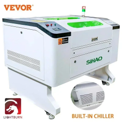 Gravoare și tăietor laser VEVOR CO2 pentru lemn, acril și țesături