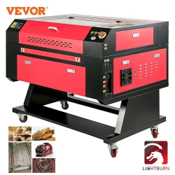 Gravoare și tăietor laser VEVOR 60W: lemn de precizie, plexiglas, cristal