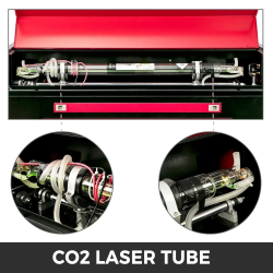 Gravoare și tăietor laser VEVOR 60W: lemn de precizie, plexiglas, cristal