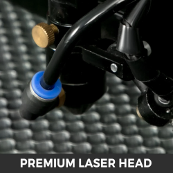 Gravoare și tăietor laser VEVOR 60W: lemn de precizie, plexiglas, cristal