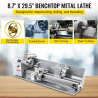Mini strung de metal VEVOR pentru filetare și strunjire de precizie