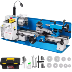 Mini strung pentru metale VEVOR 7"X14": Prelucrarea metalelor de precizie pentru profesie...