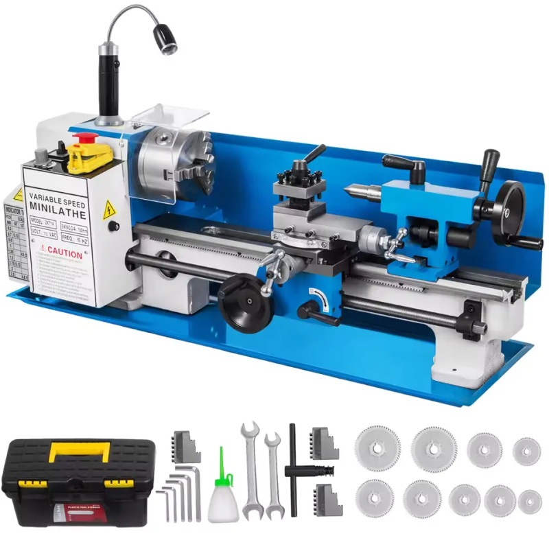 Mini strung pentru metale VEVOR 7"X14": Prelucrarea metalelor de precizie pentru profesie...