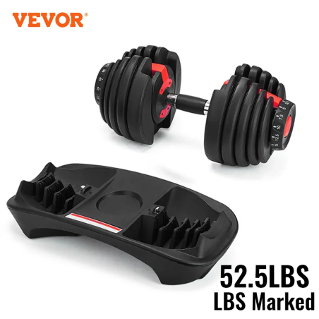 Set de gantere reglabile (5lbs-52.5lbs) - VEVOR