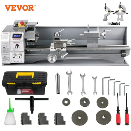Mașină de strung VEVOR: Prelucrarea metalelor de precizie pentru proiecte de bricolaj