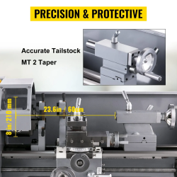 Mașină de strung VEVOR: Prelucrarea metalelor de precizie pentru proiecte de bricolaj