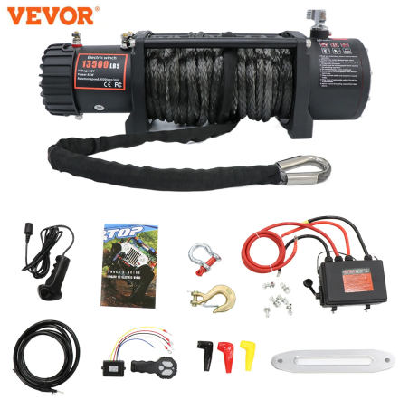 Električno vitlo VEVOR 13500 lbs: Snažna vuča za avanture izvan ceste