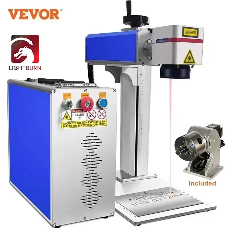 Laserový značkovací stroj na kovy VEVOR - gravírovanie a rezanie